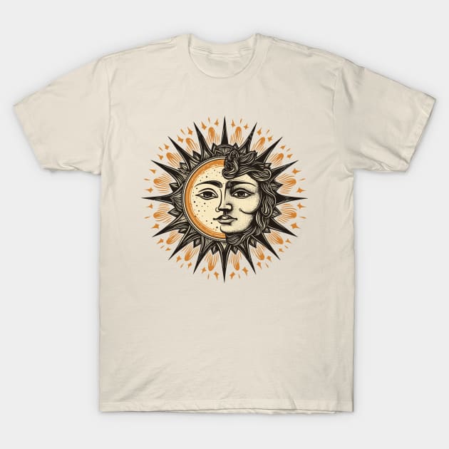 sun and moon T-Shirt by Hugo Bloke